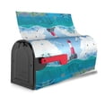 thumbnail image 3 of Bingfone Lighthouse Sea Port Magnetic Mailbox Cover Standard Size For Garden Yard Outdoor Decorations-25.5x21 In, 3 of 7