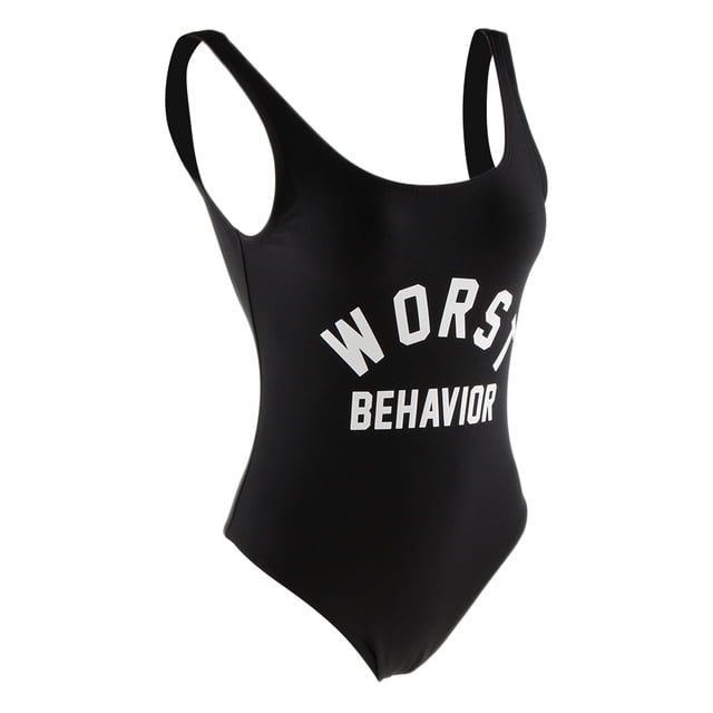 Traje de baño de mujer Sunnimix Onepiece Monokini Negro S
