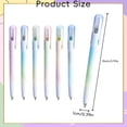 thumbnail image 3 of Gradient Color Drifting Bottle 0.5mm Neutral Retractable Pen, Rotating Ballpoint Smooth Writing Black Ink Pen, Fast Drying Office Stationery, Style E (Multicolor, 15*1), 3 of 5