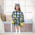 thumbnail image 7 of FORMRS Wearable Blanket Hoodie with Sleeves for Kids Cozy Flannel Sweatshirt, Cartoon Beige Lemon, 7 of 7