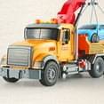 thumbnail image 3 of BESTSKY Cement Mixer Toy Flatbed Trailer Truck Toys Cars Simulation Design Big Cement Mixer Toy Style 8, 3 of 4