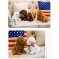 thumbnail image 5 of Kawaii Teddy Dog Doll Peluche Juguete Simulación Perro Juguete Suave y esponjoso Perro Abrazando Juguete Lindo Teddy Dog Peluche Muñeca Peluches Compañero para Dormir para niños A, 5 of 5