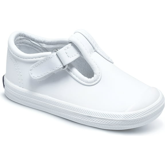 Keds Champion Toe Cap T-Strap Sneaker Little Kid White Leather