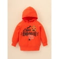 thumbnail image 4 of Seyurigaoka 2 Pcs Baby Kids Pants Suit Long Sleeve Hooded Halloween Print Loose Tops + Fall Casual Long Jogger Pants for 12M-5Y Toddler Girls Boys, 4 of 9