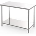 thumbnail image 1 of EastVita Table de Travail Commercial en Acier Inoxydable 60"x24 Pouces avec Tablette Inférieure Réglable et Roulettes Verrouillables, Poste de Préparation Robuste 1000 Lb pour Restaurant, Hôtel, Maison, 1 of 7