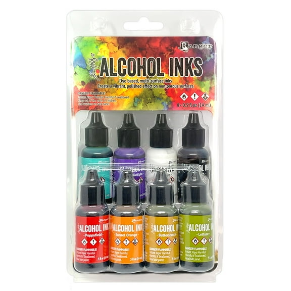 Tim Holtz Alcohol Ink Kit 8/Pkg-Spectrum Classic