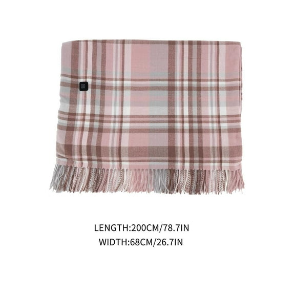 USB Heated Blanket Heated Throw Blanket USB Throw Blanket With Zipper Wearable Portable Throw Wrap Washable