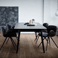 thumbnail image 2 of Furnish Theory Terra Serenity Dining Armchair Arm Chair w/ Vintage Black Artificial Leather (Polyurethane) Upholstery Cover (Designed in Denmark), 2 of 25