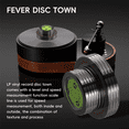 thumbnail image 3 of 50Hz LP Vinyl Record Player Turntable Stabilizer Level Weight Clamp with Level Speed Measurement for Music Player Black, 3 of 7