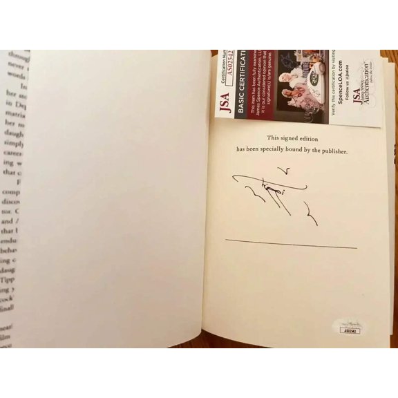 Tippi Hedren autographed Tippi Signed Edition book JSA
