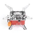 thumbnail image 1 of Amdohai Mini Réchaud de Camping Coupe-Vent Réchaud de Randonnée Pliable avec Allumage Électronique pour Intérieur Extérieur Randonnée Pique-Nique, 1 of 5