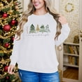 thumbnail image 5 of Womens Christmas Sweatshirts Lightweight Crewneck Ugly Sweaters Long Sleeve Loose Xmas Holiday Pullover Tops (S, White), 5 of 6