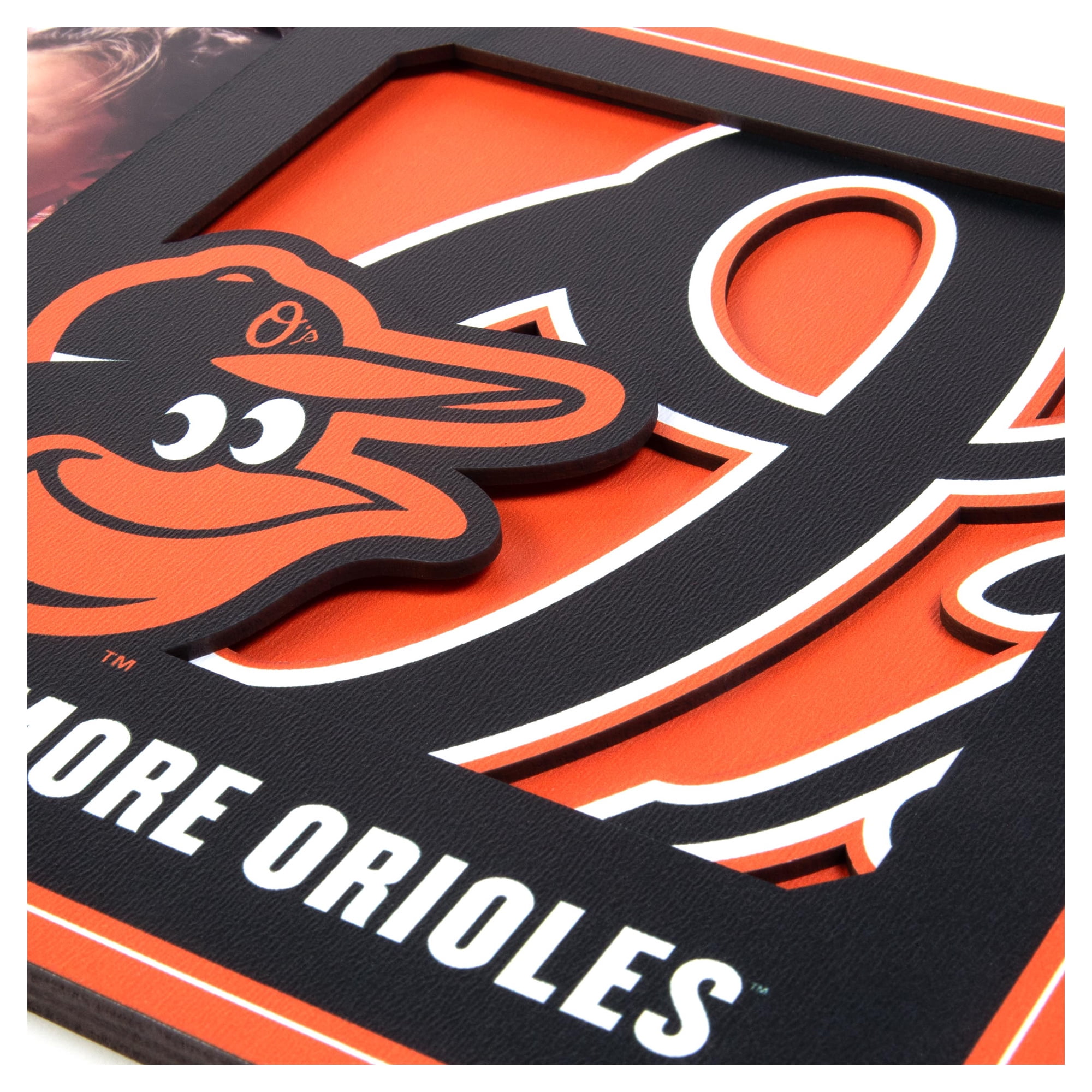 IDNA Baltimore Orioles 3D Logo Series Picture Frame