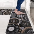 thumbnail image 3 of Boho Kitchen Rugs Sets of 2, Non Slip Kitchen Mats for Floor Anti Fatigue, Waterproof Kitchen Rugs and Mats Washable, Farmhouse Kitchen Area Rug Floor Carpet, 18" x 48" + 18" x 30", 3 of 6