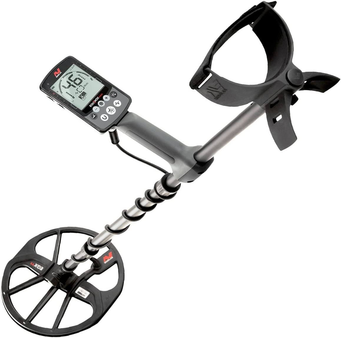 Minelab Equinox 800 Metal Detector with 6" Coil, Lower Shaft, and Pro-Find 20