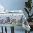 thumbnail image 4 of Easter Bunny Tablecloth for Rectangle/Oval Tables 60 x 120 Inch Bunny Easter Eggs Fabric Watercolor Table Cover Washable Table Cloth for Kitchen Dinning Wedding Party Tabletop Decorative, 4 of 6