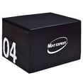 thumbnail image 2 of Gymax 24'' PVC Soft Foam Jumping Box Plyometric Exercise Black, 2 of 7