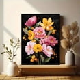 thumbnail image 6 of Impressionist Floral Bouquet Canvas Print Wall Art for Living Room Office Cafe Kitchen Hallway, 6 of 8
