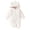 White, variant on Newborn Baby Bear On𝐞sie Outfit Suit Girls Boys Fleece Jumpsuit Romper Hooded Winter Clothes Outwear Snowsuit