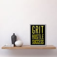 thumbnail image 2 of Gym Motivation Grit Hustle Respect Exercise Workout Decor Artwork Framed Wall Art Print A4, 2 of 4