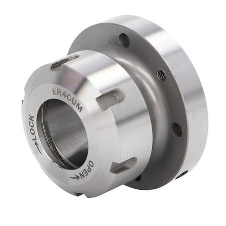 

Collet Chuck Clamping Nut Holder Replacement Carbon Steel 0.005 Accuracy High Hardness ER40 80mm Diameter For CNC Lathe
