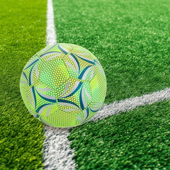 LULULION Football Glow in Dark Soccer Ball Multi PU Training Sessions 1Set for Fan Gear