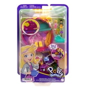 Polly Pocket Something Sweet Cupcake Compact Playset with 2 Micro Dolls & Accessories, Travel Toys