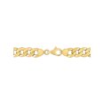 thumbnail image 6 of Yellow Gold Flash Plated Sterling Silver Curb Link Necklace, 6 of 7