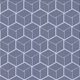 thumbnail image 1 of Ahgly Company Machine Washable Indoor Square Transitional Heavenly Blue Area Rugs, 6' Square, 1 of 7