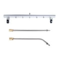 thumbnail image 2 of DYNWAVECA Pressure Washer Undercarriage Cleaner,Extension under Car Washer Attachment Water Broom for Vehicles Decks Sidewalks SUV 100cm, 2 of 10