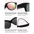 thumbnail image 5 of TINHAO Sunglasses Fit over Glasses Wear over glasses with Polarized UV400 Protection lens, 5 of 7