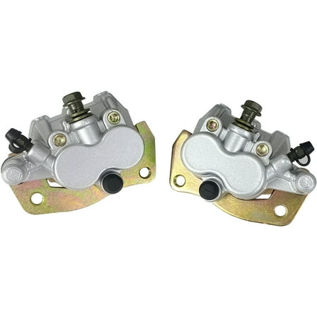 MATI Front Left Right Brake Calipers Pads for Yamaha Rhino 450 660 700 YXR450 YXR660 YXR700