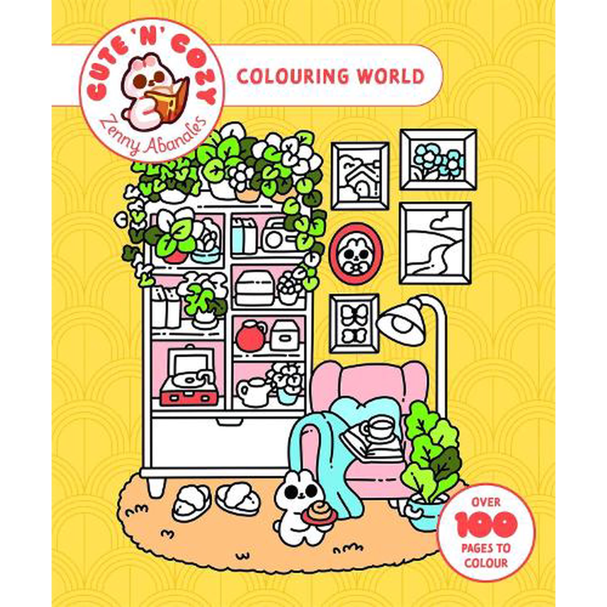 Zenny Abanales Cute n Cozy Colouring World (Paperback)
