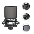 thumbnail image 4 of FRCOLOR Support de Microphone Réglable 1 Pce Support de Microphone Étanche (Noir), 6.3"X5.63"X4.65 Pouces, 4 of 5