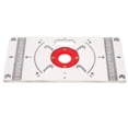 thumbnail image 1 of AURARMLET Router Insert Board for Furniture Making Silver Metal with Router Template 1Pcs, 1 of 6