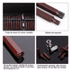 thumbnail image 3 of Juego de Torx y Hexagonales Con Adaptador 40 Piezas ROJO/PLATA BLOOSOM, 3 of 4