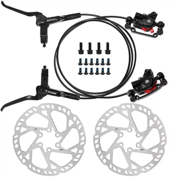 Juego de Frenos de Disco Liuceny Hidráulicos de 2 Pistones con Rotor de 160 mm