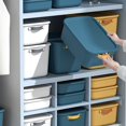thumbnail image 1 of Storage Box With Lid And Handle, Desktop Storage Box, Plastic Storage Box,, 1 of 4