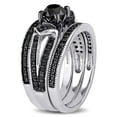 thumbnail image 3 of Everly Women's Diamond Sterling Silver Bridal Set, 3 of 5