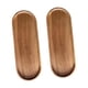 thumbnail image 1 of 2 bandejas de madera para servir, bandejas para mesa de café, bandejas prácticas para comida, bandejas de madera para fiestas temáticas, salas de té, Ovalado 29 cm x 105 cm, 1 of 8