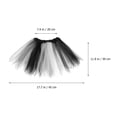 thumbnail image 2 of 1pc Ropa para niños para niños Black-White's Bubble's Skirt Baby Dancing Tulle Falda, 2 of 5