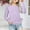 Purple, variant on Cute Shirts for Teens Girls Trendy Round Neck Tee Long Sleeve Blouses Girls Size 8 Solid Color Tops Top for Girls 9-10