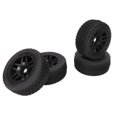 thumbnail image 4 of RC Wheels Tires, RC Car Rubber Tires Environment Friendly Wearproof  For 1:8 RC Off Road, 4 of 8