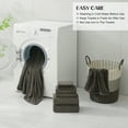 thumbnail image 5 of Kebury 18 Piece Family Bath Towels Set - 6 Bath Sheets, 6 Hand Towels & 6 Washcloths - Microfiber Shower Towels with Hanging Loop Absorbent Ultra Soft Towels for Bathroom Spa Gym- Dark Brown, 5 of 7