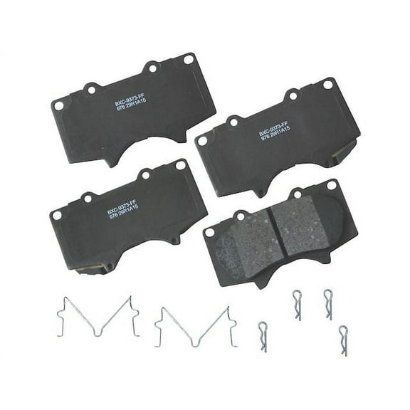 Front Brake Pad Set - Compatible with 2003 - 2024 Toyota 4Runner 4.0L V6 2004 2005 2006 2007 2008 2009 2010 2011 2012 2013 2014 2015 2016 2017 2018 2019 2020 2021 2022 2023