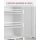thumbnail image 4 of Armario de Baño, Cómoda, Cajonera con un Estante Ajustable, Gabinete con Puerta, 30 x 60 x 80 cm, 4 of 8