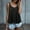 Black, variant on MRULIC tank top for women Women's Casual Swing Lace Flowy Solid Loose O-Neck Cotton Tank Top Womens tank tops White + L