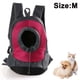 thumbnail image 1 of Cómoda mochila de transporte, mochila frontal para cachorros con diseño de cabeza transpirable y hombro acolchado para senderismo, viajes al aire libre MFZFUKR 2034805-4, 1 of 8