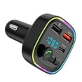 thumbnail image 1 of Kearding El transmisor FM Bluetooth 0 con carga rápida convierte el automóvil en un concentrador de audio inalámbrico fácil de instalar Cables de audio/vídeo, 1 of 6