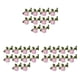 thumbnail image 2 of Ramo De Flores Artificiales Injueey Rosa Claro 10x, 2 of 6